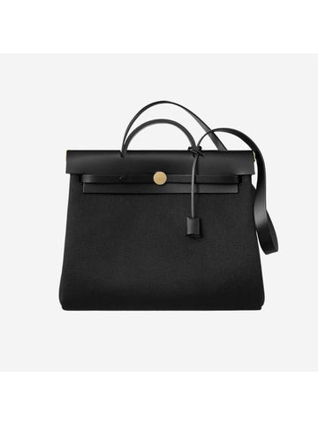 Herbag Zip 39 Tote Bag Noir - HERMES - BALAAN 1