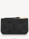 Monogram Empreinte Key Pouch Black - LOUIS VUITTON - BALAAN 4