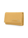 Saffiano Metal Logo Key Holder Yellow - PRADA - BALAAN 4