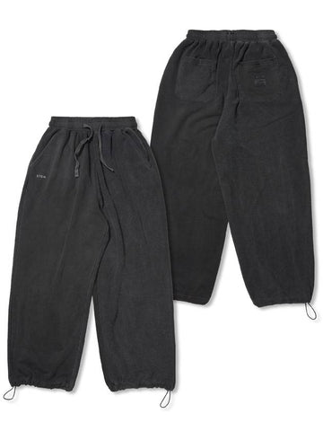 Docking Insideout Pigment Super Wide Jogger Pants Charcoal - STIGMA - BALAAN 1