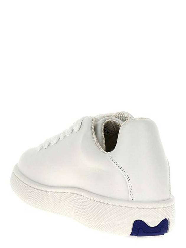 Leather Box Low-Top Sneakers White - BURBERRY - BALAAN 4