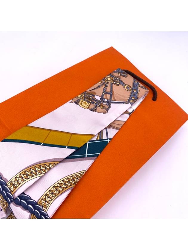 Grand Apparat Twilly Silk Scarf Rose Nacre - HERMES - BALAAN 3