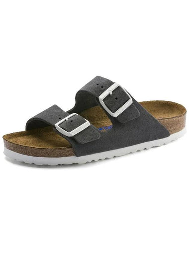 Arizona SFB Gray Narrow 1012836 Narrow Foot Women Slippers - BIRKENSTOCK - BALAAN 1