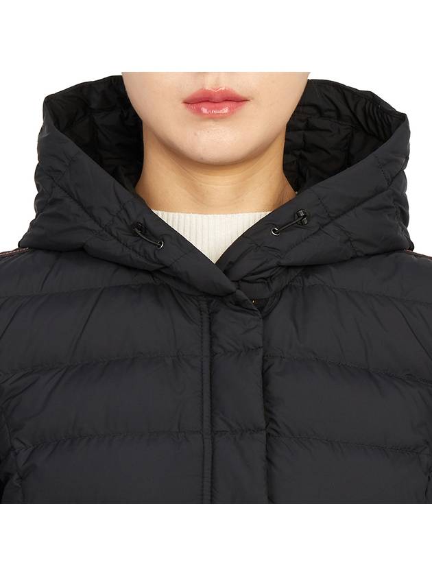 Women's Mega Hood Long Padding Black - PARAJUMPERS - BALAAN 9