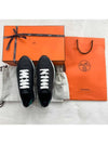 Trail Low Top Sneakers Black - HERMES - BALAAN 6