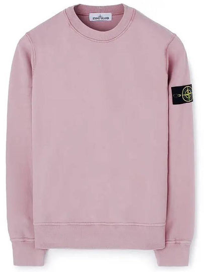 Wappen Patch Crew Neck Sweatshirt Rose Quartz - STONE ISLAND - BALAAN 2