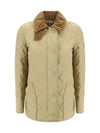 Diamond Quilted Thermoregulated Barn Jacket Honey - BURBERRY - BALAAN 2