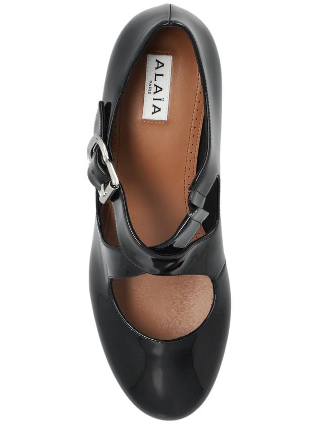 Alaïa Patent Wedge Shoes, Women's, Black - ALAIA - BALAAN 6