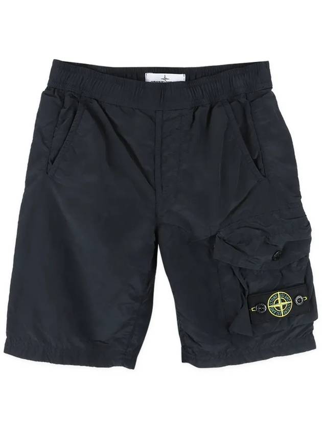 Stone Kids Waffen Patch Metallic Swim Pants Navy 7616L0213 V0020 - STONE ISLAND - BALAAN 3