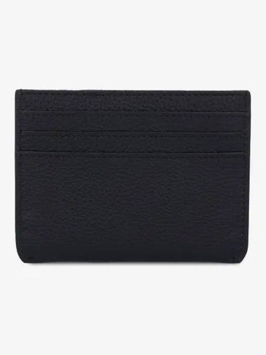 Logo Leather Card Holder Black PFMO0115U1P653300N99 - MARNI - BALAAN 1