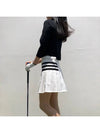 Golf Skirt Lively Pure White 3LINE Golf Skirt - LOLOALLOY - BALAAN 8