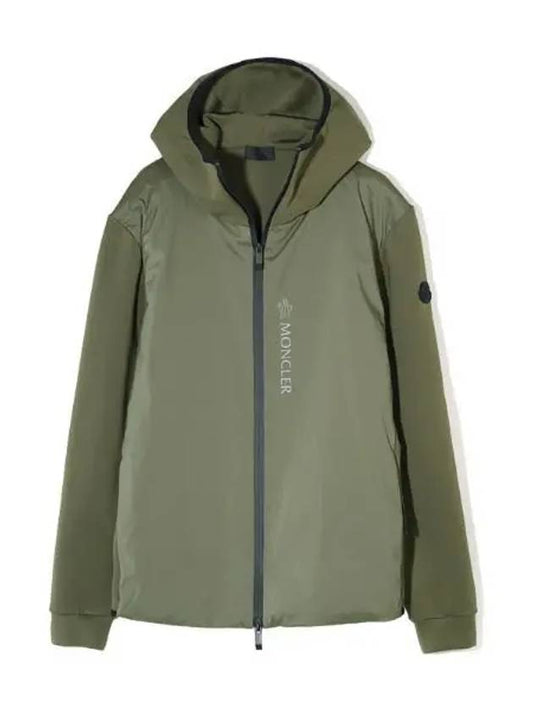 Padded zip up hoodie men s jacket - MONCLER - BALAAN 1