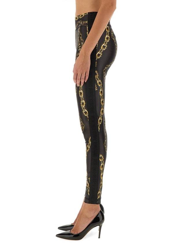 Versace Jeans Couture Leggings With Logo - VERSACE - BALAAN 4