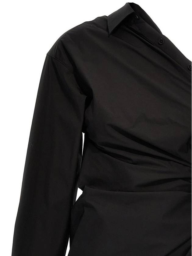 Alexander Wang Asymmetrical Shirt Dress - ALEXANDER WANG - BALAAN 4