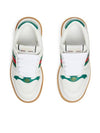 Screener Web Leather Low Top Sneakers White - GUCCI - BALAAN 6