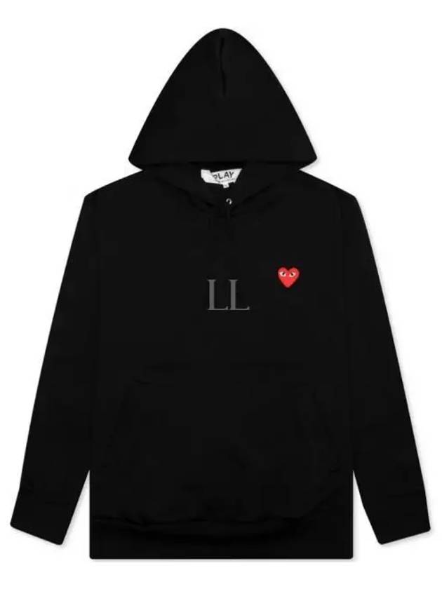 Red Heart Wappen Hoodie Top P1 T173 1 Black - COMME DES GARCONS - BALAAN 2