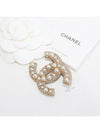 Classic CC Logo Pearl Crystal Brooch Gold - CHANEL - BALAAN 5