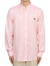 Zebra Patch Long Sleeve Shirt Light Pink - PAUL SMITH - BALAAN 2