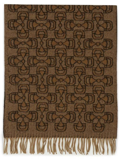 715713 Graphic Cashmere Scarf - GUCCI - BALAAN 2