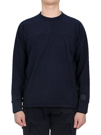 Metropolis Series Brushed Sweatshirt Navy - CP COMPANY - BALAAN 2