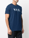 VPC Logo Printing Men's Short Sleeve TShirt Blue COBQX H26976 IAF - A.P.C. - BALAAN 3