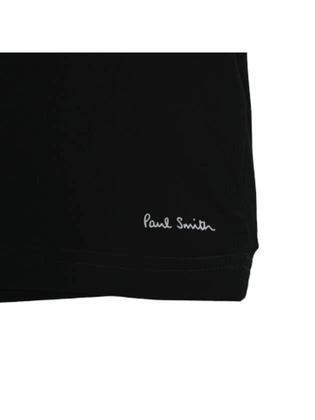 Micro Logo Short Sleeve Lounge Top 2 Pack Set Black - PAUL SMITH - BALAAN 6