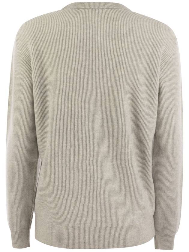 Round neck knit jumper M12175400P_C2719 - BRUNELLO CUCINELLI - BALAAN 3