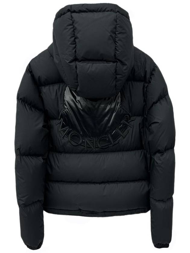 Ebre Logo Down Short Padding Black - MONCLER - BALAAN 3