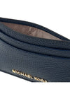 Pebble Leather Card Wallet Navy - MICHAEL KORS - BALAAN 10