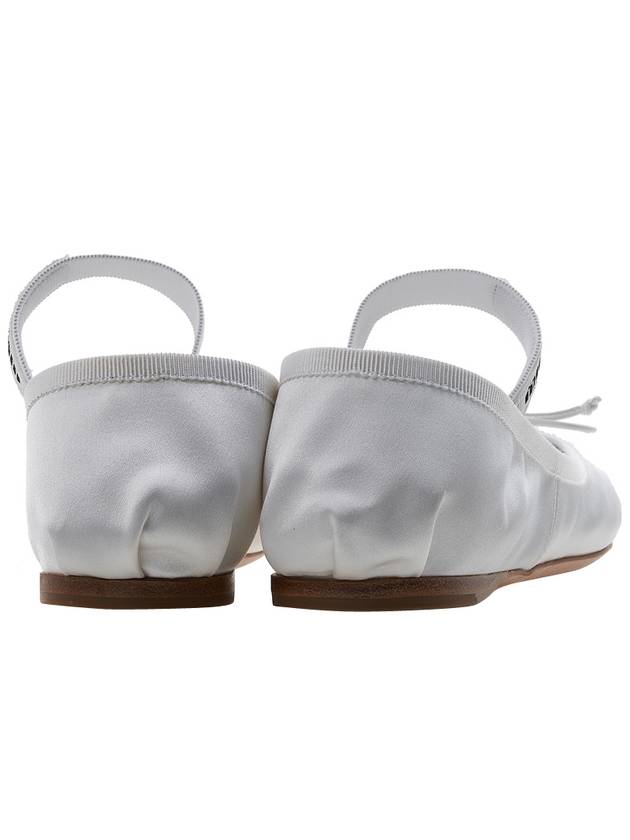 Satin Ballerinas White - MIU MIU - BALAAN 5