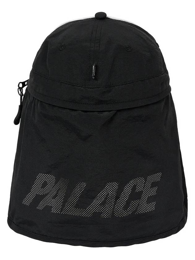 Font Zip Shell Neck Saver 6Panel Black - PALACE - BALAAN 3