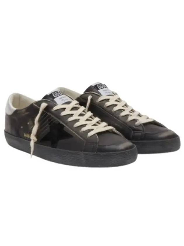 Superstar Silver Tab Low Top Sneakers Black - GOLDEN GOOSE - BALAAN 2