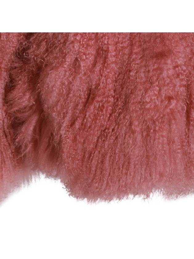 The Attico Pink Viscose Fur Jacket - THE ATTICO - BALAAN 3