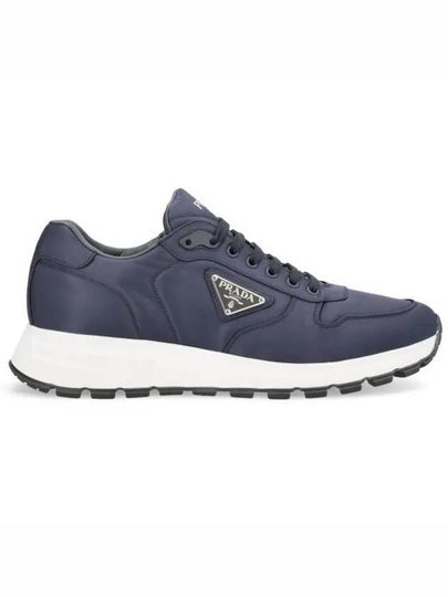 Prax 1 Re-Nylon Low Top Sneakers Blue - PRADA - BALAAN 2