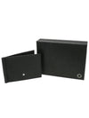 Men's Sartorial 6cc Money Clip Half Half Wallet Black - MONTBLANC - BALAAN 10