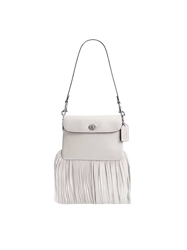 1964 Fringe Shoulder Bag Chalk - COACH - BALAAN 1