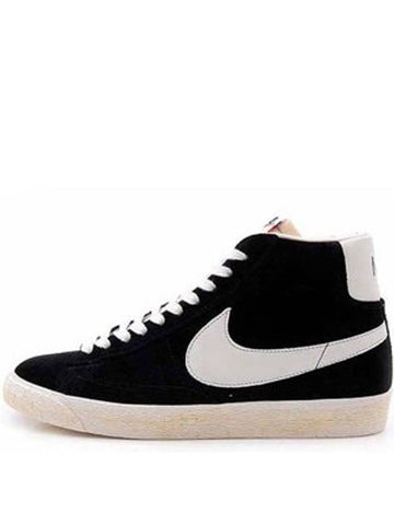 Vintage Blazer High Top Sneakers Black - NIKE - BALAAN 1