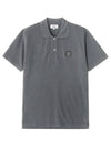 Bold Fox Head Patch Comfort Polo Shirt Grey - MAISON KITSUNE - BALAAN 2