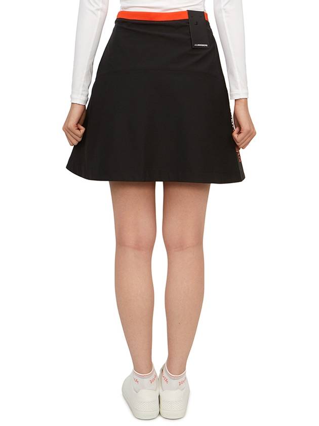 Themba A-line Skirt Black - J.LINDEBERG - BALAAN 4