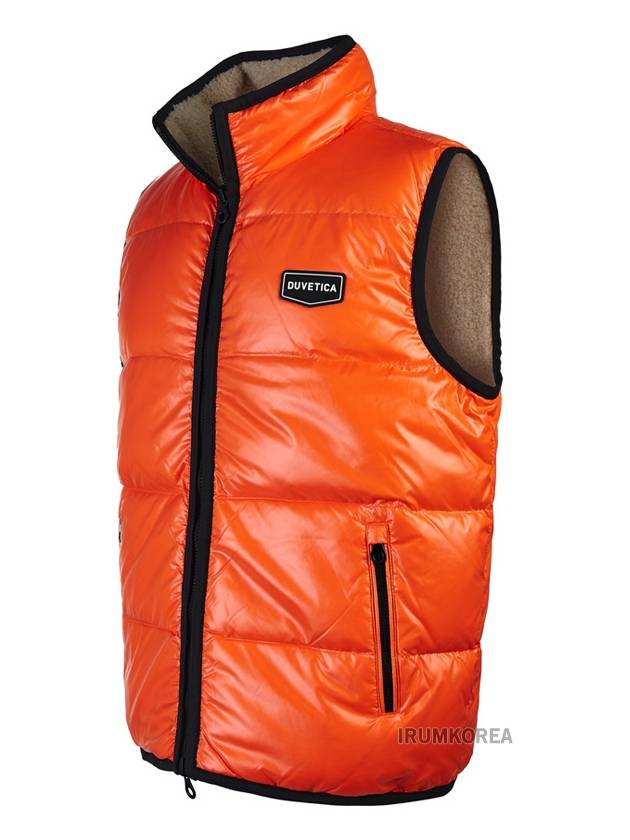 Algorab Logo Reversible Vest Orange - DUVETICA - BALAAN 4