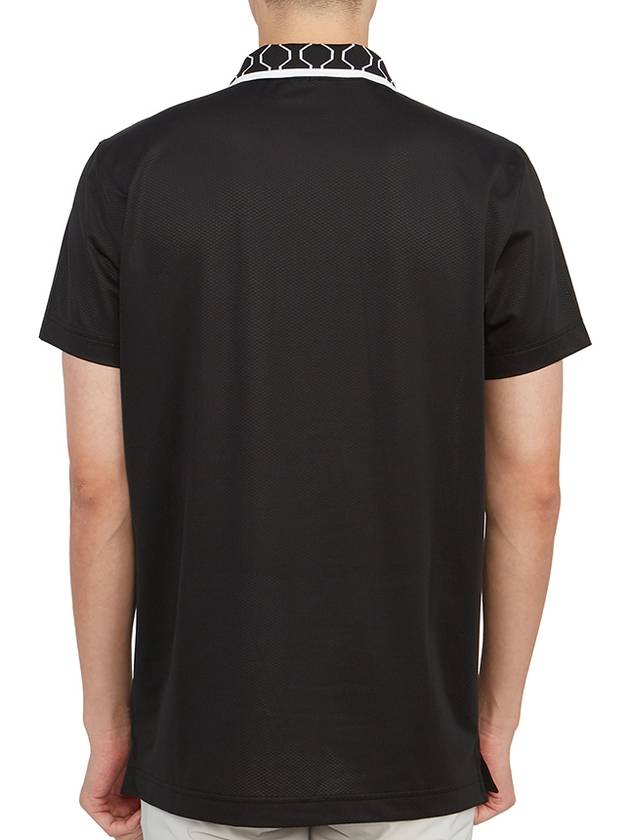 Glen Regular Fit PK Shirt Black - J.LINDEBERG - BALAAN 5