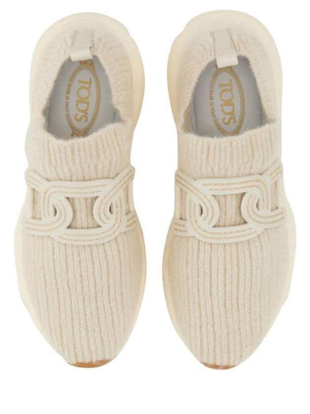 Kate Knit Low-Top Sneakers Beige - TOD'S - BALAAN 7