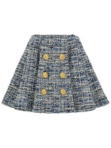 Balmain Tweed Skirt - BALMAIN - BALAAN 1