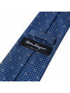 Ferragamo Men's Silk Tie 35 0263 NAVY BLU 0731639 - SALVATORE FERRAGAMO - BALAAN 7