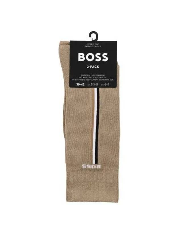 Signature line long socks 2 packs 50478336 255 - BOSS - BALAAN 1