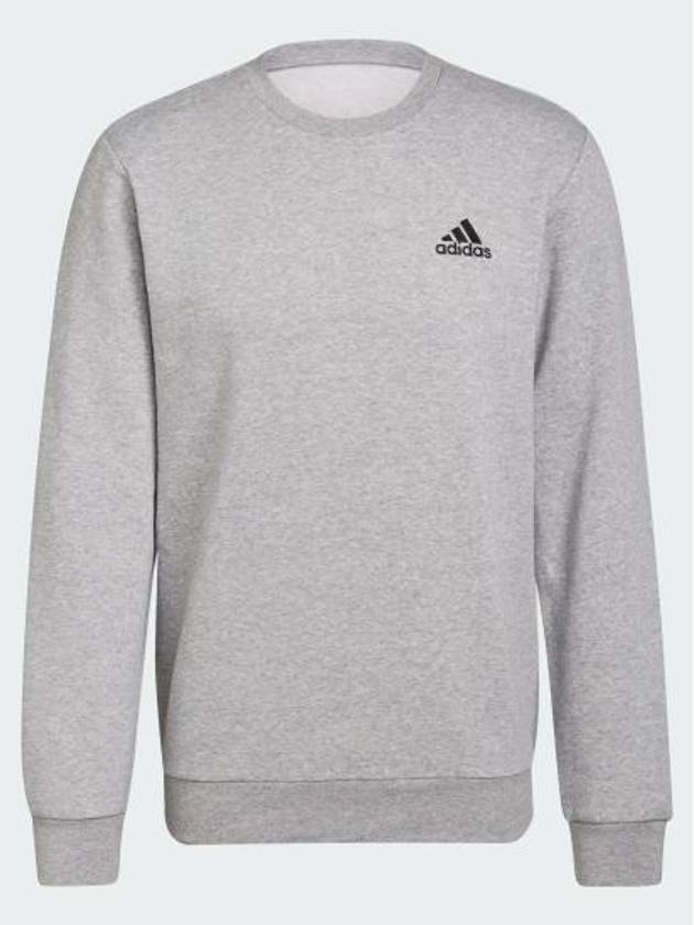 Essentials Fleece Feel Cozy Sweatshirt Medium Grey - ADIDAS - BALAAN 2