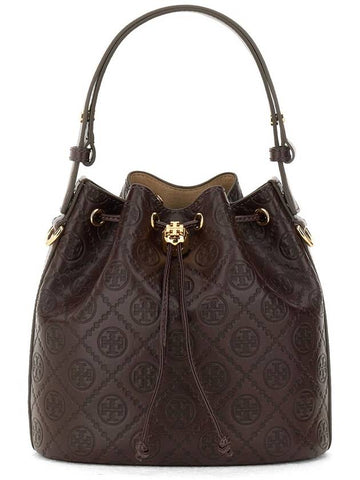 "T MONOGRAM" BUCKET BAG - TORY BURCH - BALAAN 1