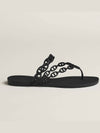 Island Sandals Noir - HERMES - BALAAN 4