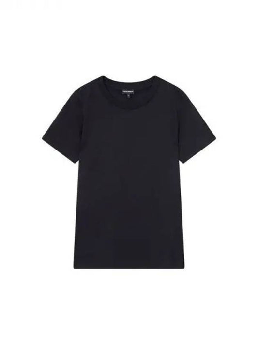 ARMANI 30 9 29 Women s Mini Logo Short Sleeve T Shirt Black 271266 - EMPORIO ARMANI - BALAAN 1