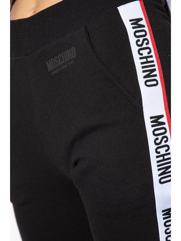 Moschino Side-stripe Sweatpants, Women's, Black - MOSCHINO - BALAAN 5